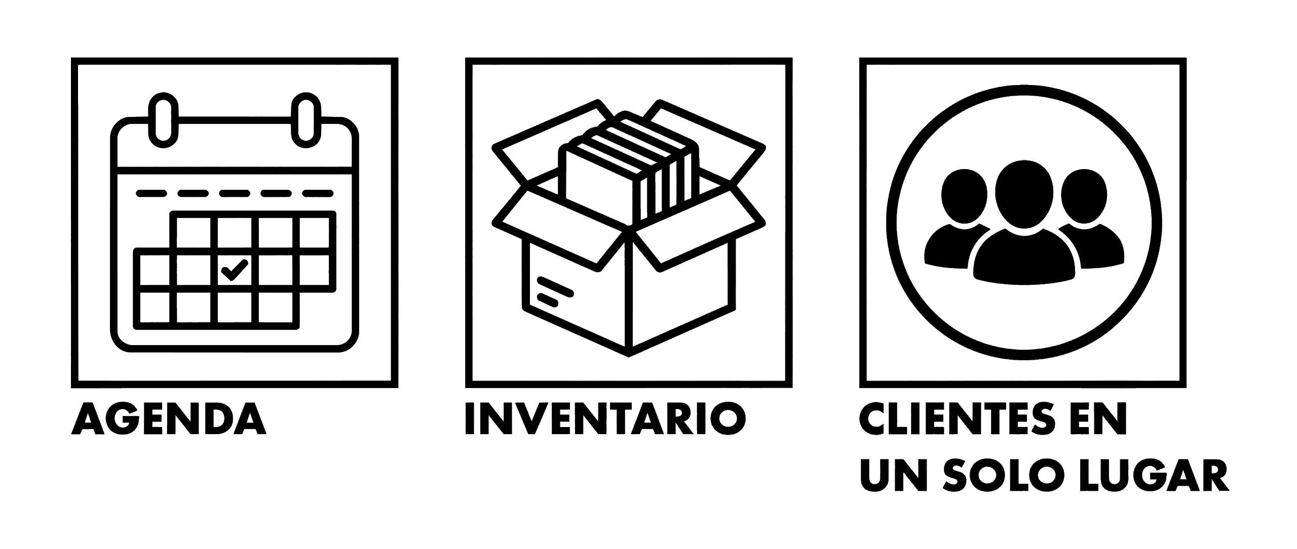 Agenda, inventario y clientes en un solo lugar